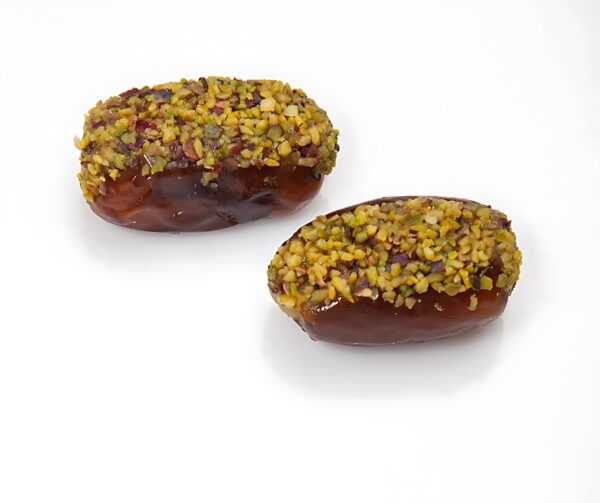 Datte Farcie Pistache Décoré Pistache Concassée
